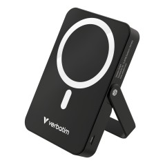 Verbatim Charge 'n' Go Magnetic Wireless Lithium Polymère (LiPo) 10000 mAh Recharge sans fil Noir