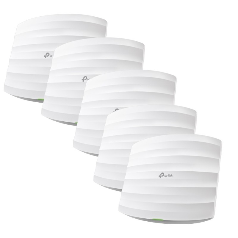 TP-Link Omada EAP245(5-PACK) point d'accès réseaux locaux sans fil 1750 Mbit/s Blanc Connexion Ethernet, supportant TP-Link Omada EAP245(5-PACK) point d'accès réseaux locaux sans fil 1750 Mbit/s Blanc Connexion Ethernet, supportant