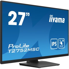 iiyama ProLite T2752MSC-B1 écran plat de PC 68,6 cm (27") 1920 x 1080 pixels Full HD LED Écran tactile Noir