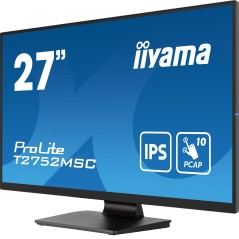 iiyama ProLite T2752MSC-B1 écran plat de PC 68,6 cm (27") 1920 x 1080 pixels Full HD LED Écran tactile Noir