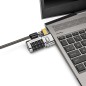 Kensington Câble de sécurité universel ClickSafe à combinaison - Option passe Kensington Câble de sécurité universel ClickSafe à combinaison - Option passe