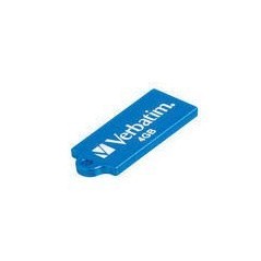 Verbatim Micro USB Drive 4GB - Caribbean Blue lecteur USB flash 4 Go USB Type-A 2.0 Bleu