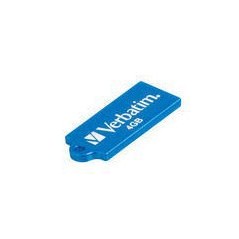 Verbatim Micro USB Drive 4GB - Caribbean Blue lecteur USB flash 4 Go USB Type-A 2.0 Bleu