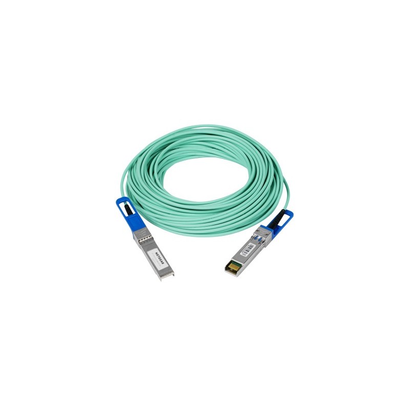 NETGEAR AXC7620 câble InfiniBand et à fibres optiques 20 m SFP+ Turquoise NETGEAR AXC7620 câble InfiniBand et à fibres optiques 20 m SFP+ Turquoise