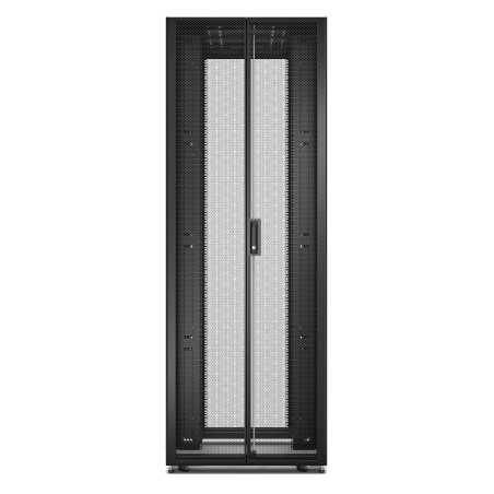 APC Baie EasyRack 800mm/48U/1200mm avec toit, sans panneau latéral, roulettes, noir