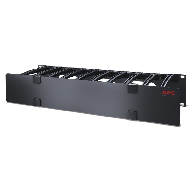 APC NetShelter - Passe-câbles horizontal - 2U - Profondeur 15 cm - 1 côté avec capot