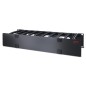 APC NetShelter - Passe-câbles horizontal - 2U - Profondeur 15 cm - 1 côté avec capot