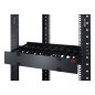 APC NetShelter - Passe-câbles horizontal - 2U - Profondeur 15 cm - 1 côté avec capot
