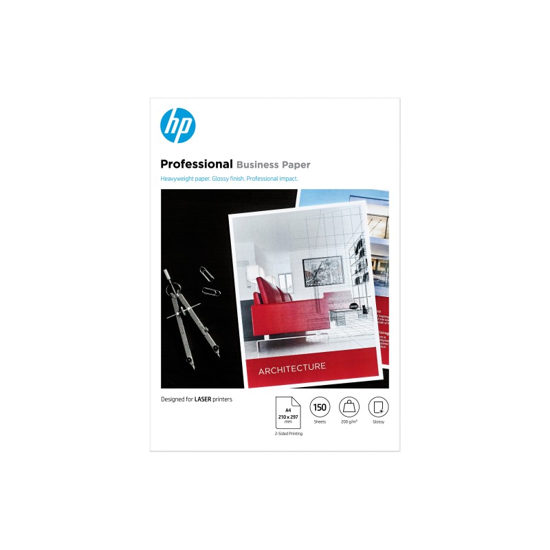 HP Papier laser glacé FSC Professionnel - 200 g/m² (150 feuilles/A4/210 x 297 mm) HP Papier laser glacé FSC Professionnel - 200 g/m² (150 feuilles/A4/210 x 297 mm)