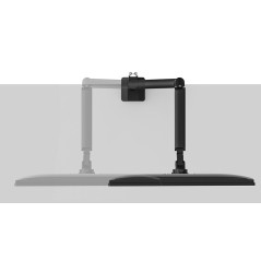 Neomounts DS70-250BL1 Support d'écran à fixer 17-35" - ressort à gaz - Topfix - arrêt 180°