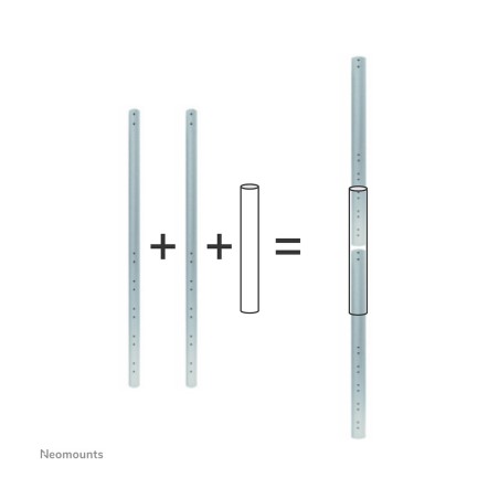 Neomounts FPMA-CPCONNECTSILVER Connecteur pour tube d'extension