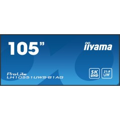 iiyama LH10551UWS-B1AG Écran d'affichage dynamique Écran plat de signalisation numérique 2,66 m (104.7") LED 500 cd/m²