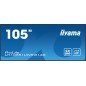 iiyama LH10551UWS-B1AG Écran d'affichage dynamique Écran plat de signalisation numérique 2,66 m (104.7") LED 500 cd/m² iiyama LH10551UWS-B1AG Écran d'affichage dynamique Écran plat de signalisation numérique 2,66 m (104.7") LED 500 cd/m²