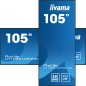 iiyama LH10551UWS-B1AG Écran d'affichage dynamique Écran plat de signalisation numérique 2,66 m (104.7") LED 500 cd/m² iiyama LH10551UWS-B1AG Écran d'affichage dynamique Écran plat de signalisation numérique 2,66 m (104.7") LED 500 cd/m²