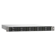 QNAP TS-h1090FU NAS Rack (1 U) EPYC 7302P 128 Go DDR4 0 To QuTS hero Noir, Gris