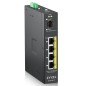 Zyxel RGS100-5P Non-géré L2 Gigabit Ethernet (10/100/1000) Connexion Ethernet, supportant l'alimentation via ce port (PoE) Noir Zyxel RGS100-5P Non-géré L2 Gigabit Ethernet (10/100/1000) Connexion Ethernet, supportant l'alimentation via ce port (PoE) Noir