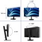 Philips 3000 series 27B2U3601/00 écran plat de PC 68,6 cm (27") 2560 x 1440 pixels Quad HD LCD Noir Philips 3000 series 27B2U3601/00 écran plat de PC 68,6 cm (27") 2560 x 1440 pixels Quad HD LCD Noir
