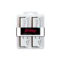 Kingston Technology FURY Beast 64 Go 5200 MT/s DDR5 CL40 DIMM (Kits de 4) White RGB XMP