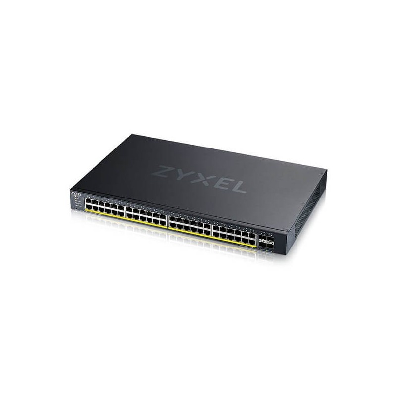 Zyxel XGS1935-52HP Géré L2/L3 Gigabit Ethernet (10/100/1000) Connexion Ethernet, supportant l'alimentation via ce port (PoE)