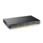 Zyxel XGS1935-52HP Géré L2/L3 Gigabit Ethernet (10/100/1000) Connexion Ethernet, supportant l'alimentation via ce port (PoE)
