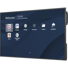 Viewsonic CDE4331-1C Écran d'affichage dynamique Écran plat de signalisation numérique 109,2 cm (43") LCD Wifi 500 cd m² 4K