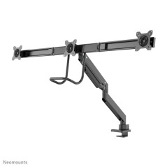 Neomounts NM-D775DX3BLACK Support d'écran à fixer 17-27" - ressort à gaz - Topfix - arrêt 180°