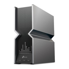 TP-Link Archer BE800 routeur sans fil Multi-Gigabit Ethernet Tri-bande (2,4 GHz 5 GHz 6 GHz) Noir, Acier inoxydable