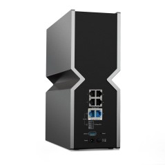 TP-Link Archer BE800 routeur sans fil Multi-Gigabit Ethernet Tri-bande (2,4 GHz   5 GHz   6 GHz) Noir, Acier inoxydable