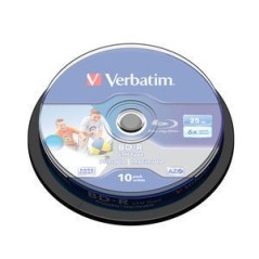 Verbatim BD-R SL, 10pc 25 Go 10 pièce(s)