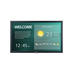 LG 22SM3G-B Écran d'affichage dynamique Écran plat de signalisation numérique 54,6 cm (21.5") IPS Wifi 250 cd m² Full HD Noir