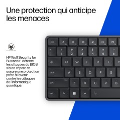HP EliteBoard G1a Next Gen AI PC PRO 350 16 Go DDR5-SDRAM Windows 11 Pro Noir