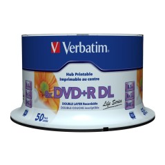Verbatim 97693 DVD vierge 8,5 Go DVD+R DL 50 pièce(s)