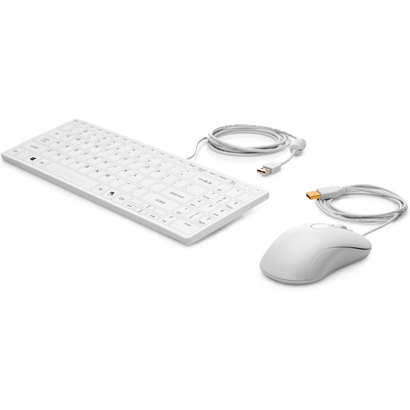 HP Clavier et souris USB avec tapis de souris Healthcare Edition HP Clavier et souris USB avec tapis de souris Healthcare Edition