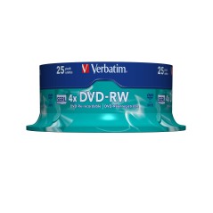 Verbatim DVD-RW Matt Silver 4,7 Go 25 pièce(s)