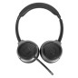 Targus AEH104GL casque Avec fil &sans fil Arceau Appels/Musique USB Type-C Bluetooth Noir
