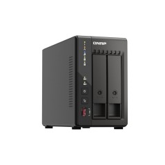 QNAP TS-253E NAS Tower Intel® Celeron® J6412 8 Go 0 To QNAP QTS Noir
