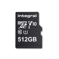 Integral INMSDX512G10-80SPTAB mémoire flash 512 Go MicroSDXC UHS-I Classe 10