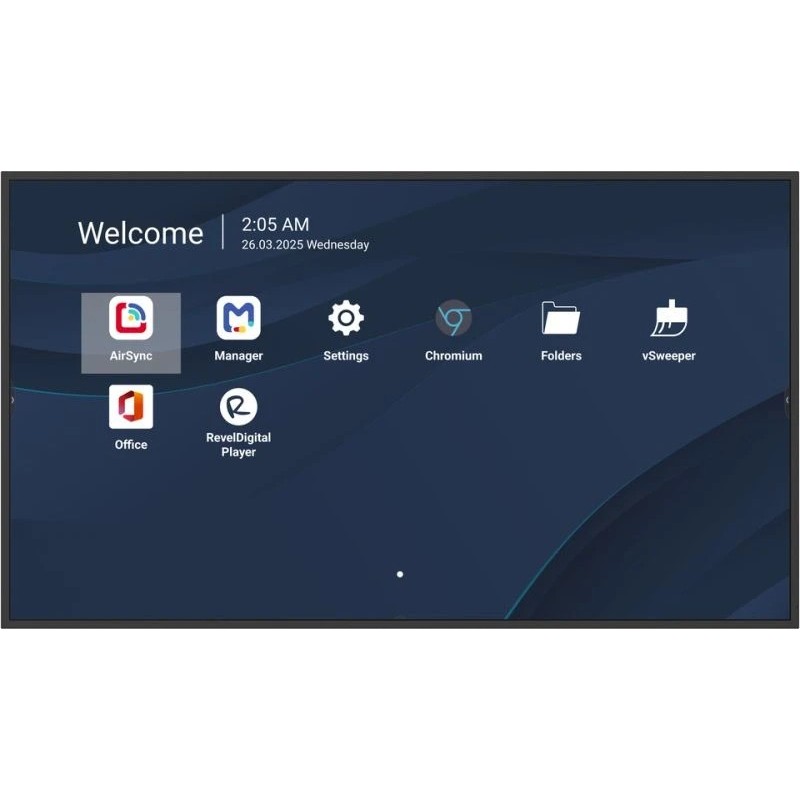 Viewsonic CDE4314-2C Écran d'affichage dynamique Écran plat de signalisation numérique 109,2 cm (43") LCD Wifi 500 cd/m² 4K