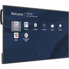 Viewsonic CDE4314-2C Écran d'affichage dynamique Écran plat de signalisation numérique 109,2 cm (43") LCD Wifi 500 cd/m² 4K