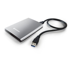 Verbatim Disque dur portable USB Store 'n' Go 3.0, 1 To, Argenté