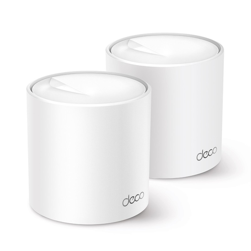 TP-Link Deco X60 Bi-bande (2,4 GHz / 5 GHz) Wi-Fi 6 (802.11ax) Blanc 2 Interne TP-Link Deco X60 Bi-bande (2,4 GHz / 5 GHz) Wi-Fi 6 (802.11ax) Blanc 2 Interne