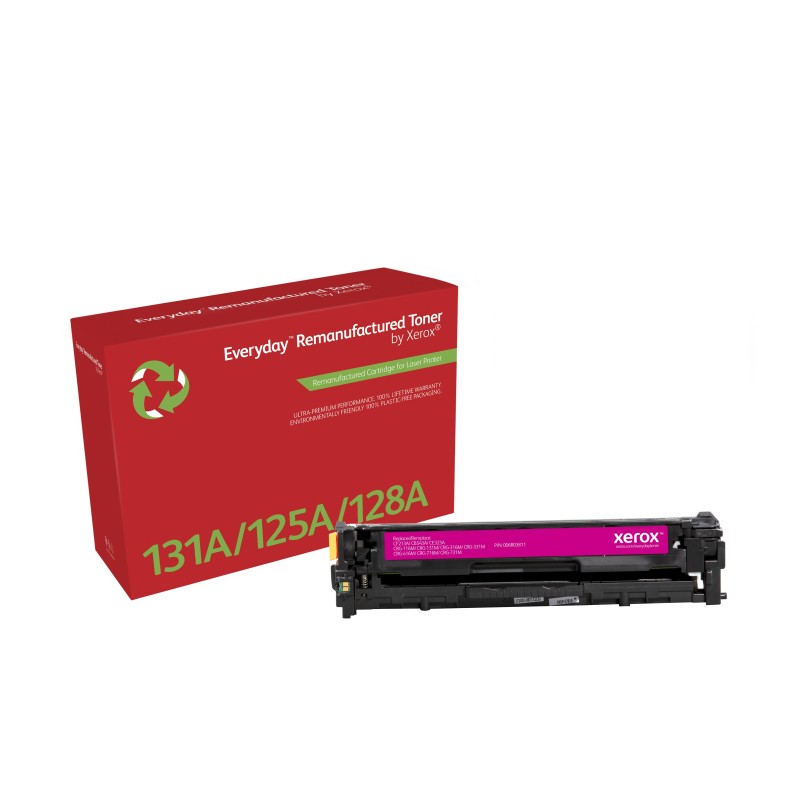 Toner remanufacturé Magenta Everyday™ de Xerox compatible avec HP 131A (CF213A), Capacité standard Toner remanufacturé Magenta Everyday™ de Xerox compatible avec HP 131A (CF213A), Capacité standard