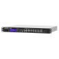 QNAP QGD-1602P Géré L2 Gigabit Ethernet (10/100/1000) Connexion Ethernet, supportant l'alimentation via ce port (PoE) 1U Noir,