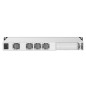 QNAP QGD-1602P Géré L2 Gigabit Ethernet (10/100/1000) Connexion Ethernet, supportant l'alimentation via ce port (PoE) 1U Noir,