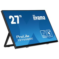 iiyama ProLite T2755QSC-B1 écran plat de PC 68,6 cm (27") 2560 x 1440 pixels Quad HD LCD Écran tactile Noir