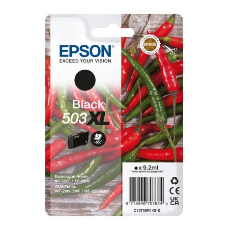 Epson 503XL cartouche d'encre 1 pièce(s) Original Rendement élevé (XL) Noir