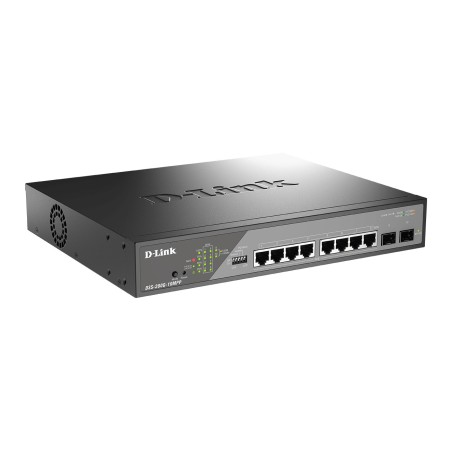 D-Link DSS-200G-10MP/E commutateur réseau Géré L2 Gigabit Ethernet (10/100/1000) Connexion Ethernet, supportant l'alimentation