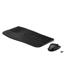 HP 680 CFT Dual-Mode KB/Mse Combo FR clavier Souris incluse Maison RF sans fil + Bluetooth Noir