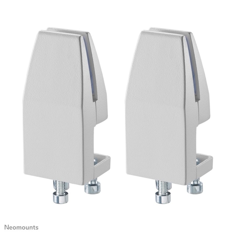 Neomounts NS-CLMP40WHITE Jeu de pinces de bureau (2 pcs) - max 5 kg Neomounts NS-CLMP40WHITE Jeu de pinces de bureau (2 pcs) - max 5 kg
