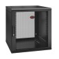 APC NetShelter WX AR112SH6 - 12U, armoire de brassage 19 pouces, montage mural, pré-assemblé, profondeur 600 mm
